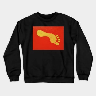 FOOT LONG outline in YELLOW Crewneck Sweatshirt